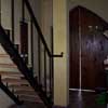 Straw bale house interior