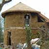 Two storey straw bale house