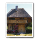 Oak frammed house, France