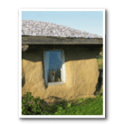 Tiny straw bale house, Denmark