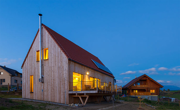 A straw panel home in Lithuania