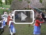 A maypole dance at LIttle Woodham